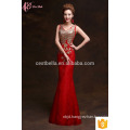 Grandiose Heavy Beaded Cheap Sleeveless Mermaid Evening Dress